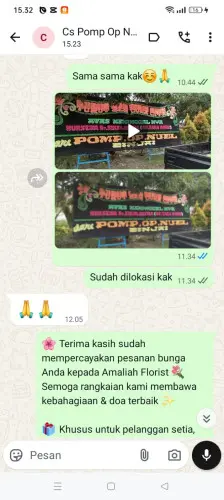 Testimonial Papan Bunga gambir