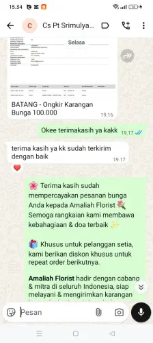 Testimonial Papan Bunga gambir