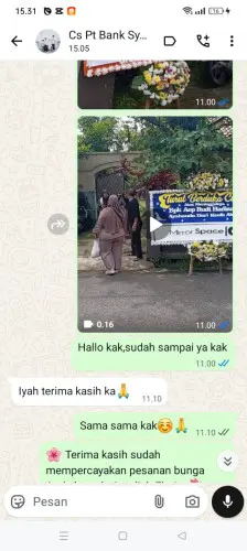 Testimonial Papan Bunga gambir