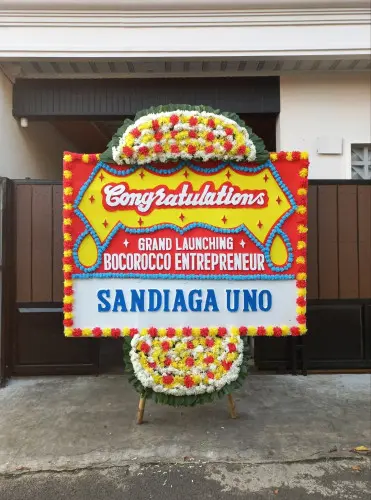 Papan Bunga Opening gambir